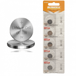 BATERIA CR 1220 CART. C/5 - ALFACELL