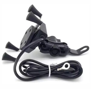 SUPORTE DE CELULAR COM CARREGADOR P/ MOTO