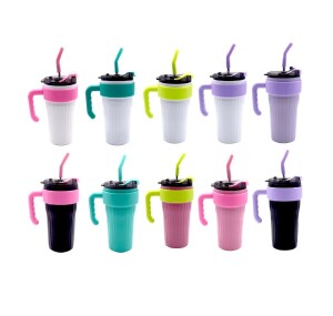 COPO COM ALÇA E CANUDO 800 ML