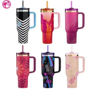 COPO BARBIE COM ALÇA E CANUDO 1200 ML