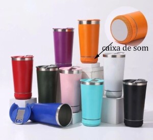 COPO TERMICO COM MUSICA