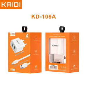 CARREGADOR KAIDI PARA IPHONE 2.4A
