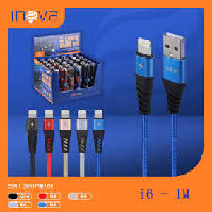 CABO USB INOVA TUBO IPHONE 1 METRO