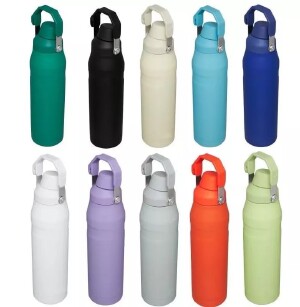 GARRAFA TERMICA INOX COM ALÇA 750ML