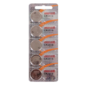 BATERIA BOT MAXELL / SONY CR2016 PHILIPS - CART C/ 5