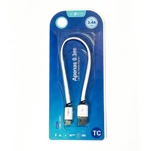 CABO HREBOS TIPO C 30CM HS-202 - INOVA