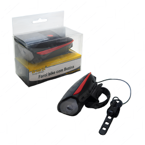 LANTERNA DE BIKE C/ BUZINA - BM 8455 / 7588 / R-52