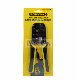 ALICATE DE CRIMPAR CABO DE REDE - HT-315 - LUATEK LWJ-110 - BOMVINK BOM-1713