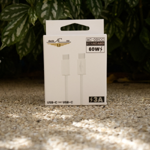 CABO AC 001CC STANDARD TIPO-C P/ TIPO-C 60W 1.3M