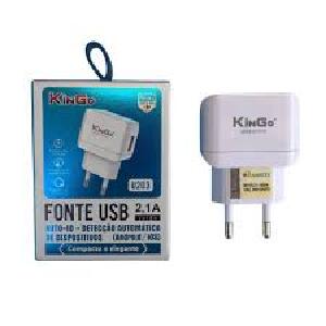 FONTE USB  KINGO 2.1A U203