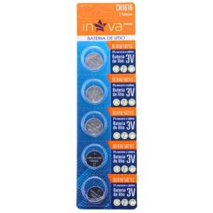 BATERIA CR1616 - 3V COM 5UN