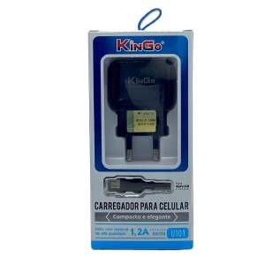 CARREGADOR KINGO V8 - 1.2 COMPLETO