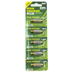 BATERIA 27A - 12V - CARTELA COM 5